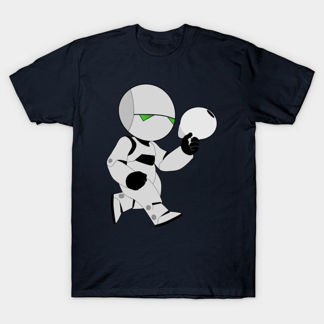 Marvin the Paranoid Android T-Shirt by RickyRicky